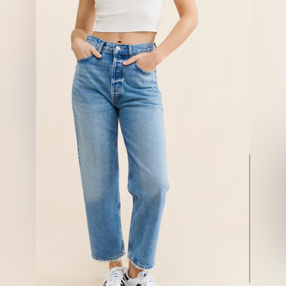Agolde High Rise 90s Crop Jeans Size 27